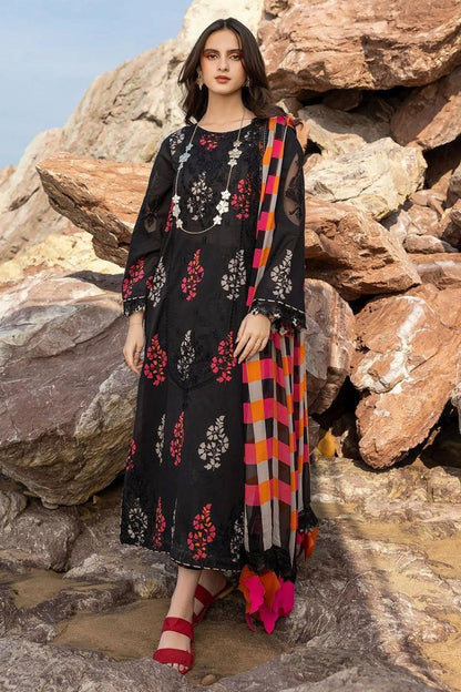 Elegant Black Dresses for Women: Chic Black Karandi Digital Print Suit